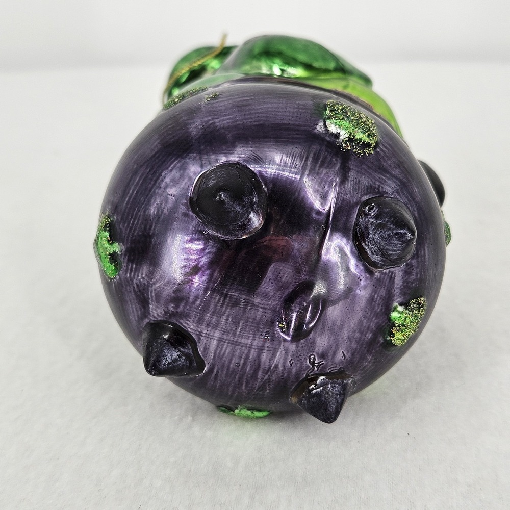 Blown‎ Glass Leprechaun Santa St Patrick's Day Christmas Ornament 6 In High - Picture 7 of 8